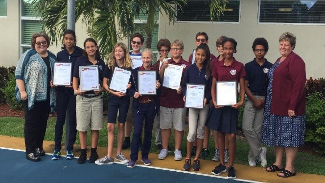 Exchange Club for Students, Excel Club at Sebastian Charter Junior High