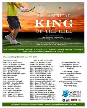 Youth Guidance King of the Hill Tournament 